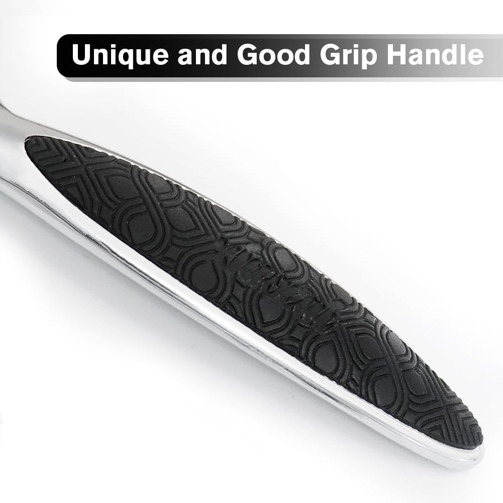 Leaflai Schäler - 2Pcs Sparschäler Set Premium Edelstahl Y & I-förmiges Drehbares Gemüsemesser mit Scharfer Klinge und Rutschfestem Griff Kartoffelschäler Gemüse für Tomaten, Karotten, Obst (Sliver)