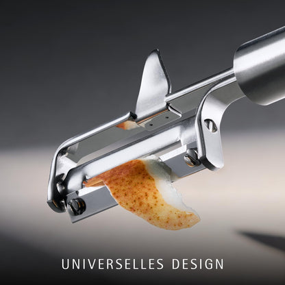 WMF Profi Plus Kartoffelschäler Pendelklinge 19 cm, Pendelschäler einschneidig, Sparschäler, Gemüseschäler, Cromargan Edelstahl teilmattiert, spülmaschinengeeignet